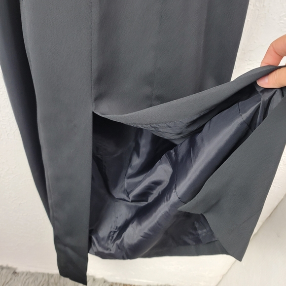 Vintage Georgiou Black Maxi Dress Size 8 - Picture 7 of 11